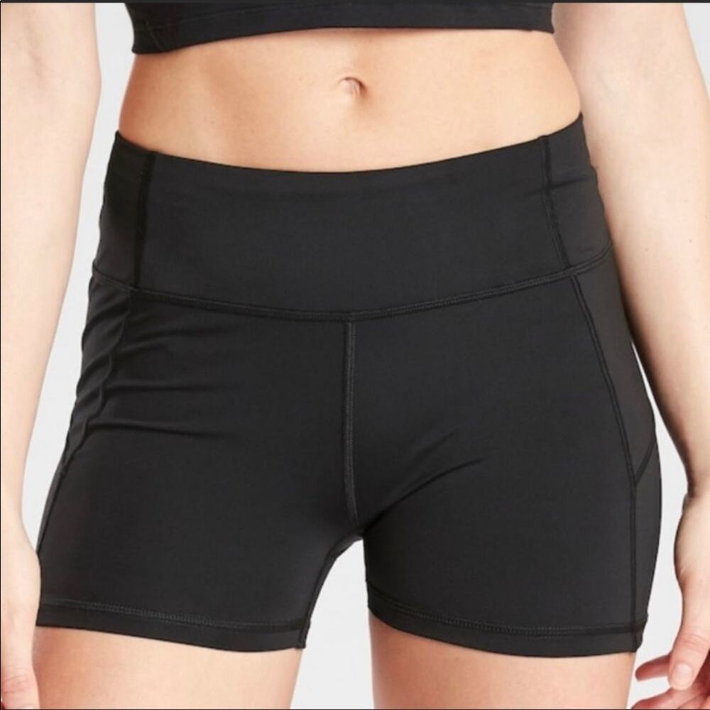 Athleta shorts black stretchy athletic bike